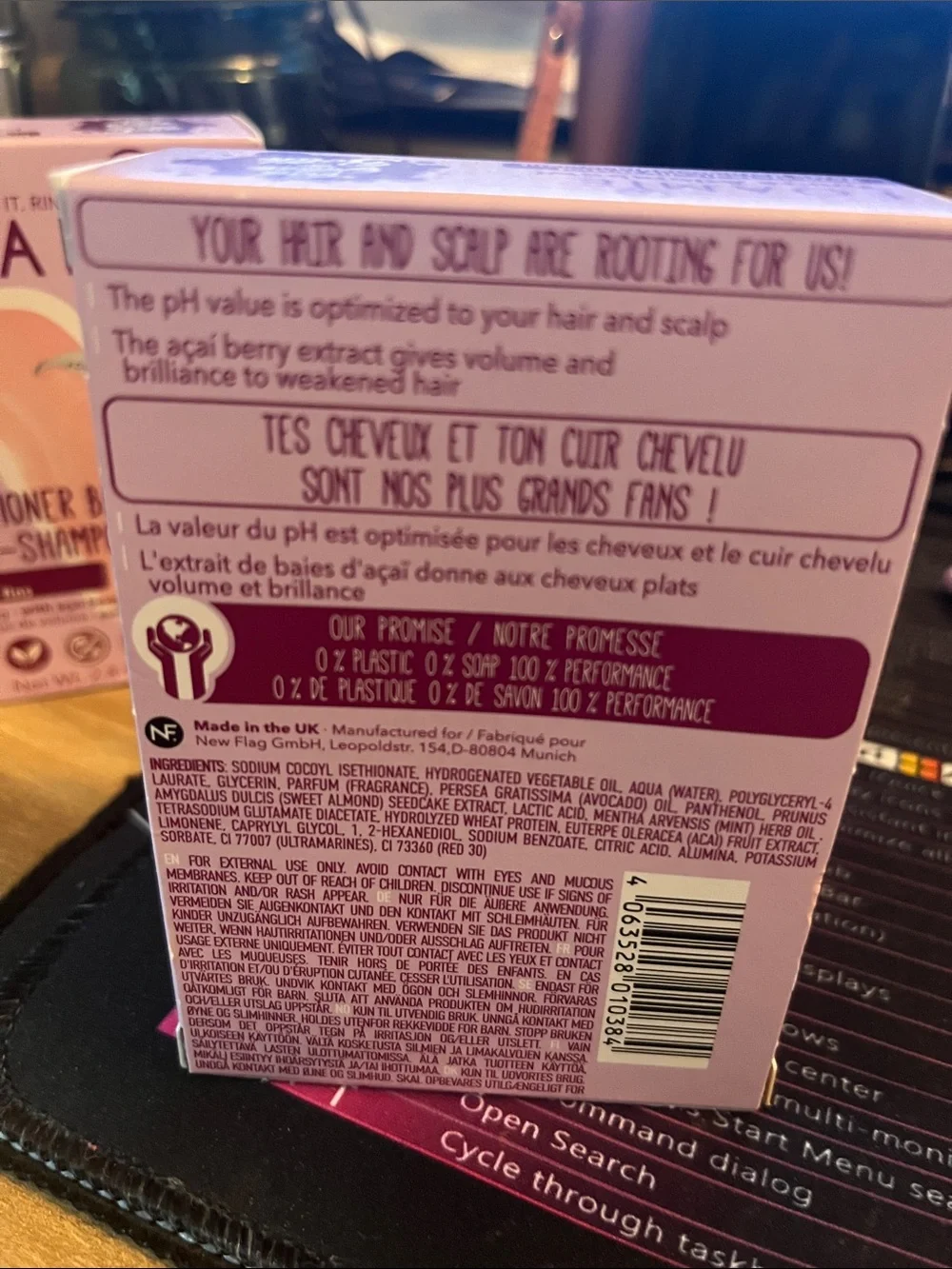 Foamie Pink Conditioner Bar for Fine Hair — Plastic-Free